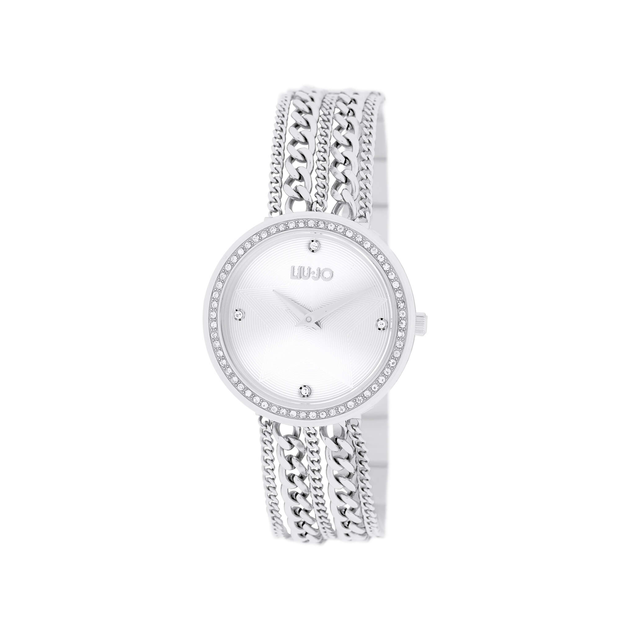 Liu.Jo Ura TLJ1830 Q. Analogna Chains Silver