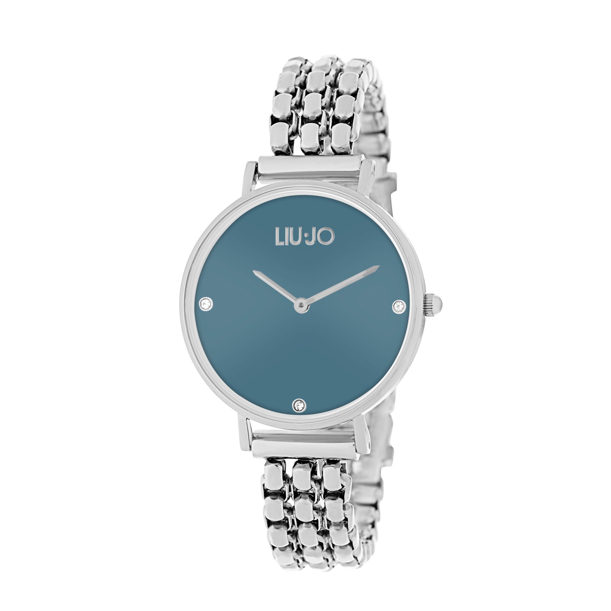 Liu.Jo Ura TLJ2291 Q. Analogna Framework- Silver/Blue