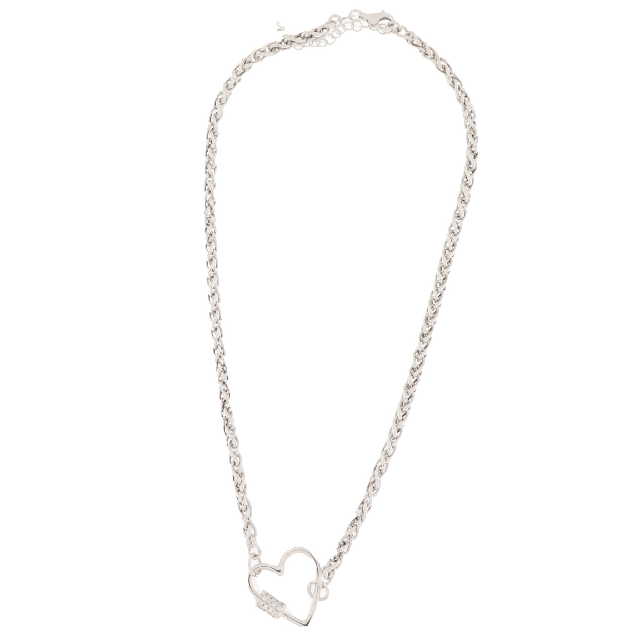 Srebrna Ogrlica Srce