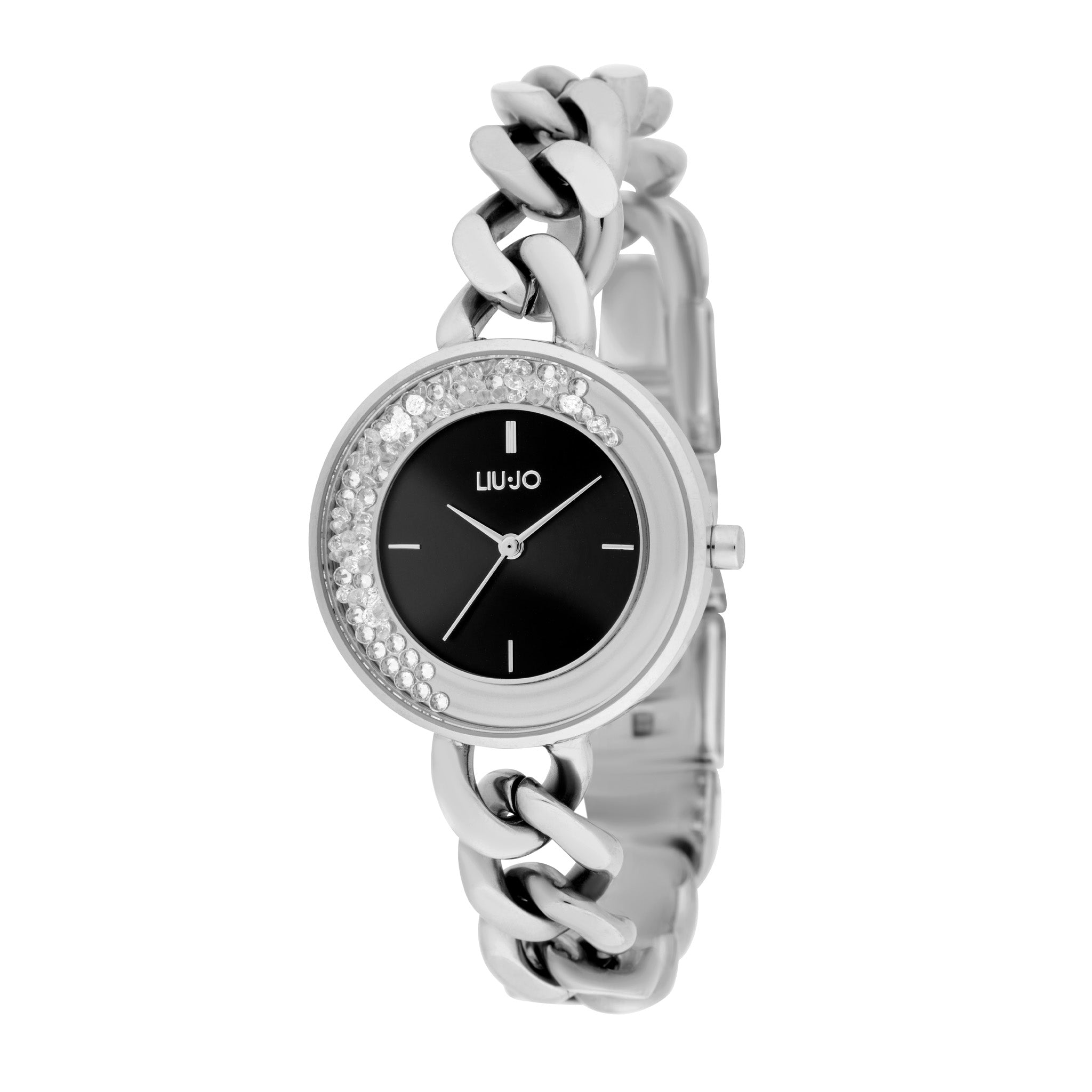 Liu.Jo Ura TLJ2239 Q. Analogna Dancing Chain- Silver/Black