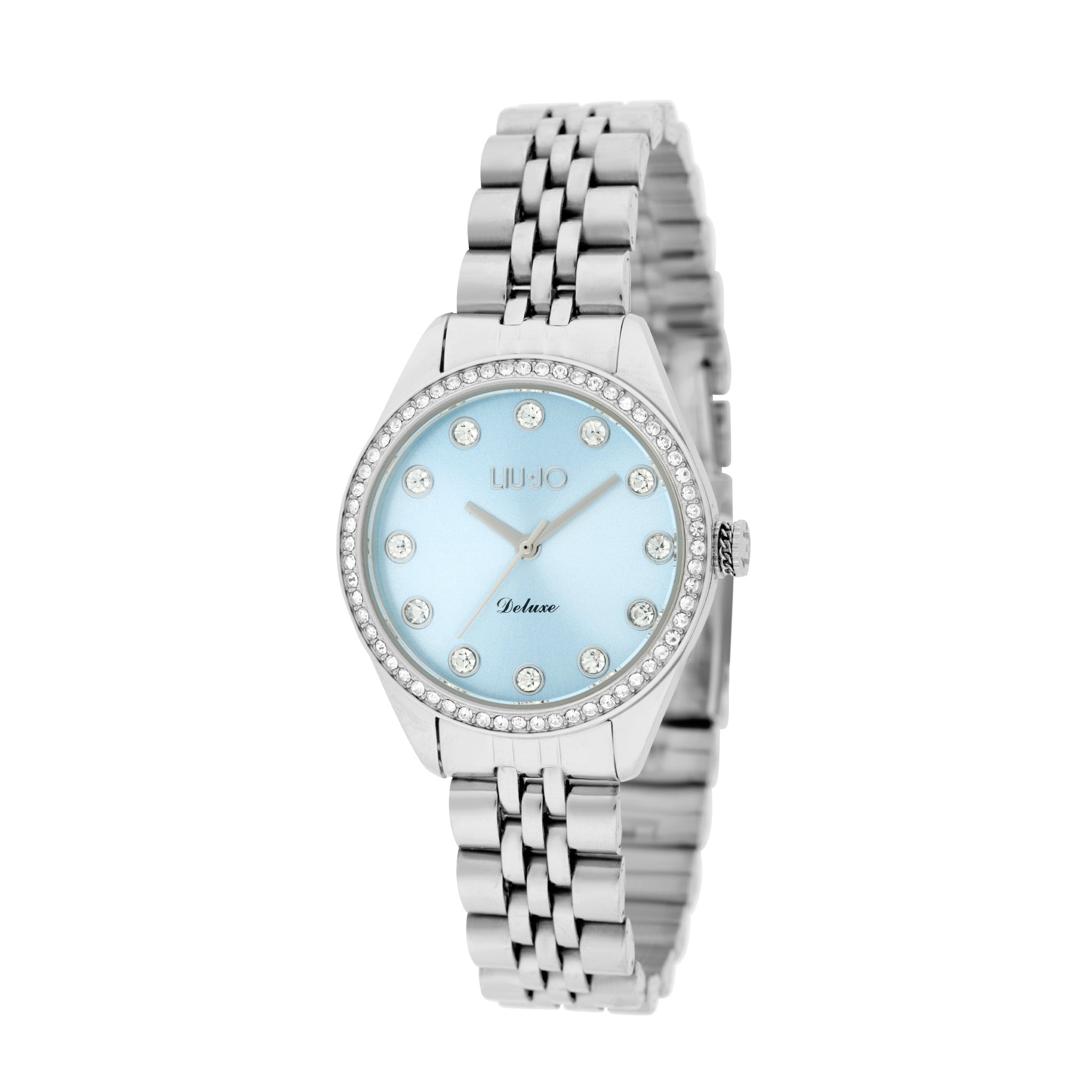 Liu.Jo Ura TLJ2255 Q. Analogna Deluxe- Silver/Light Blue